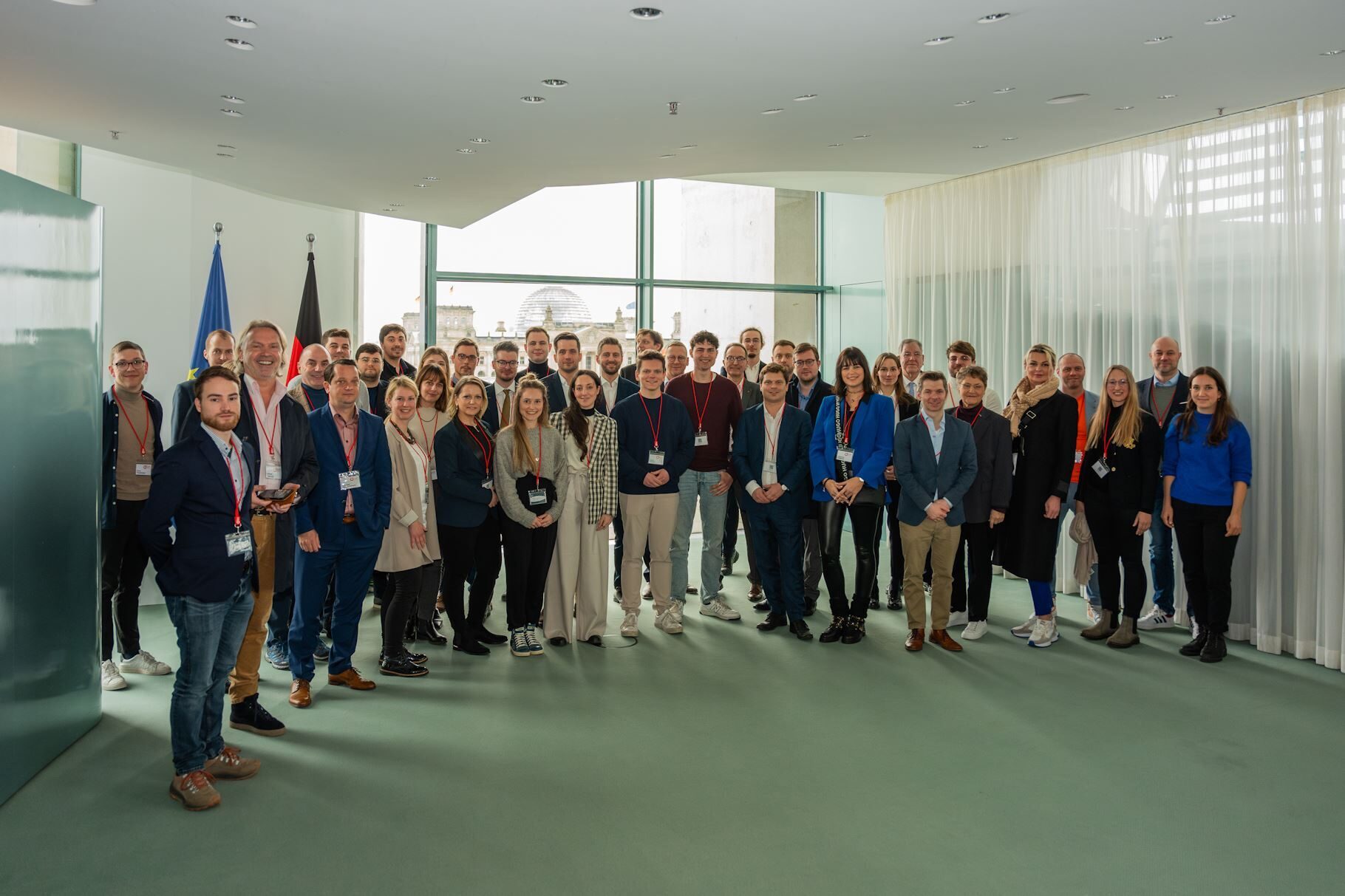 Auftaktveranstaltung „Der Junge Mittelstand“ am 31.01.2024 - Bundeskanzleramt mit Jörg Kukies