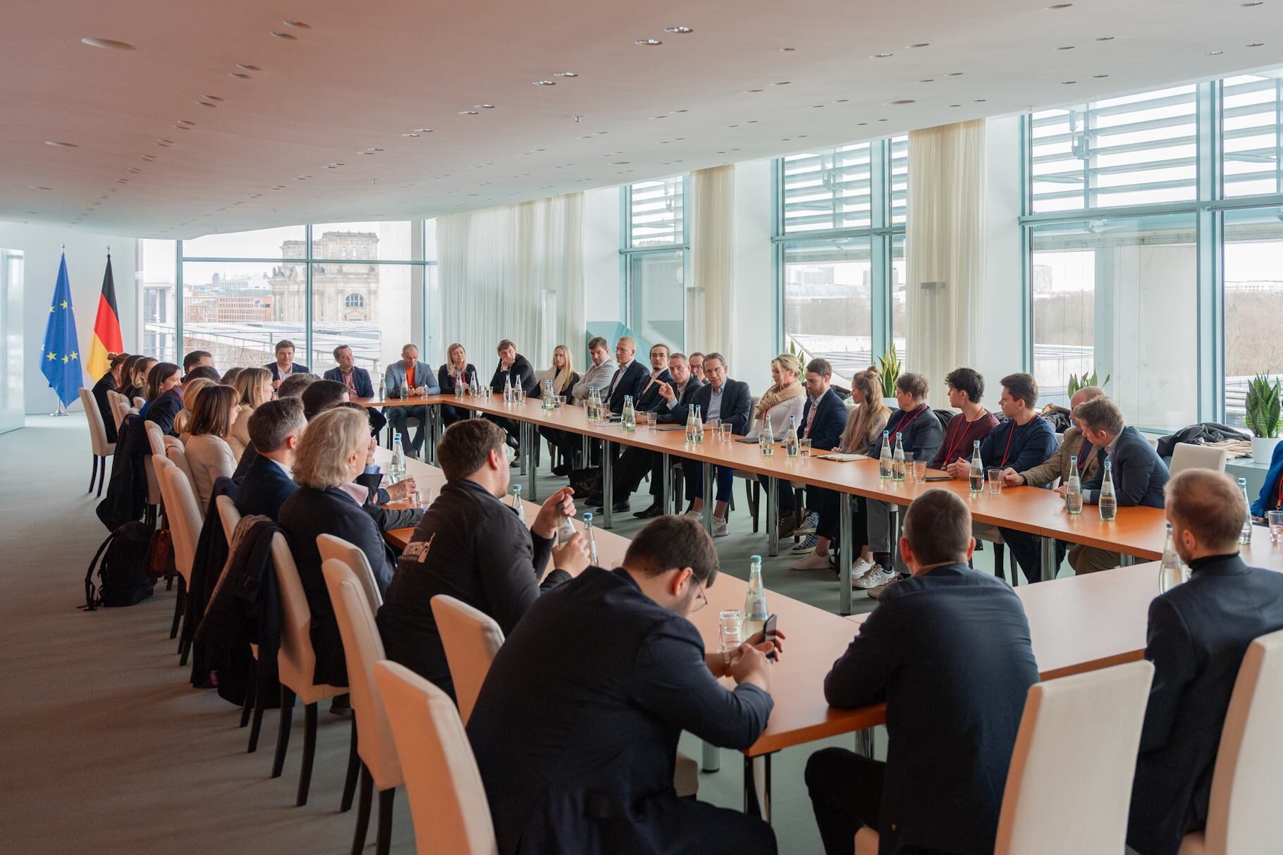 Auftaktveranstaltung „Der Junge Mittelstand“ am 31.01.2024 - Bundeskanzleramt mit Jörg Kukies