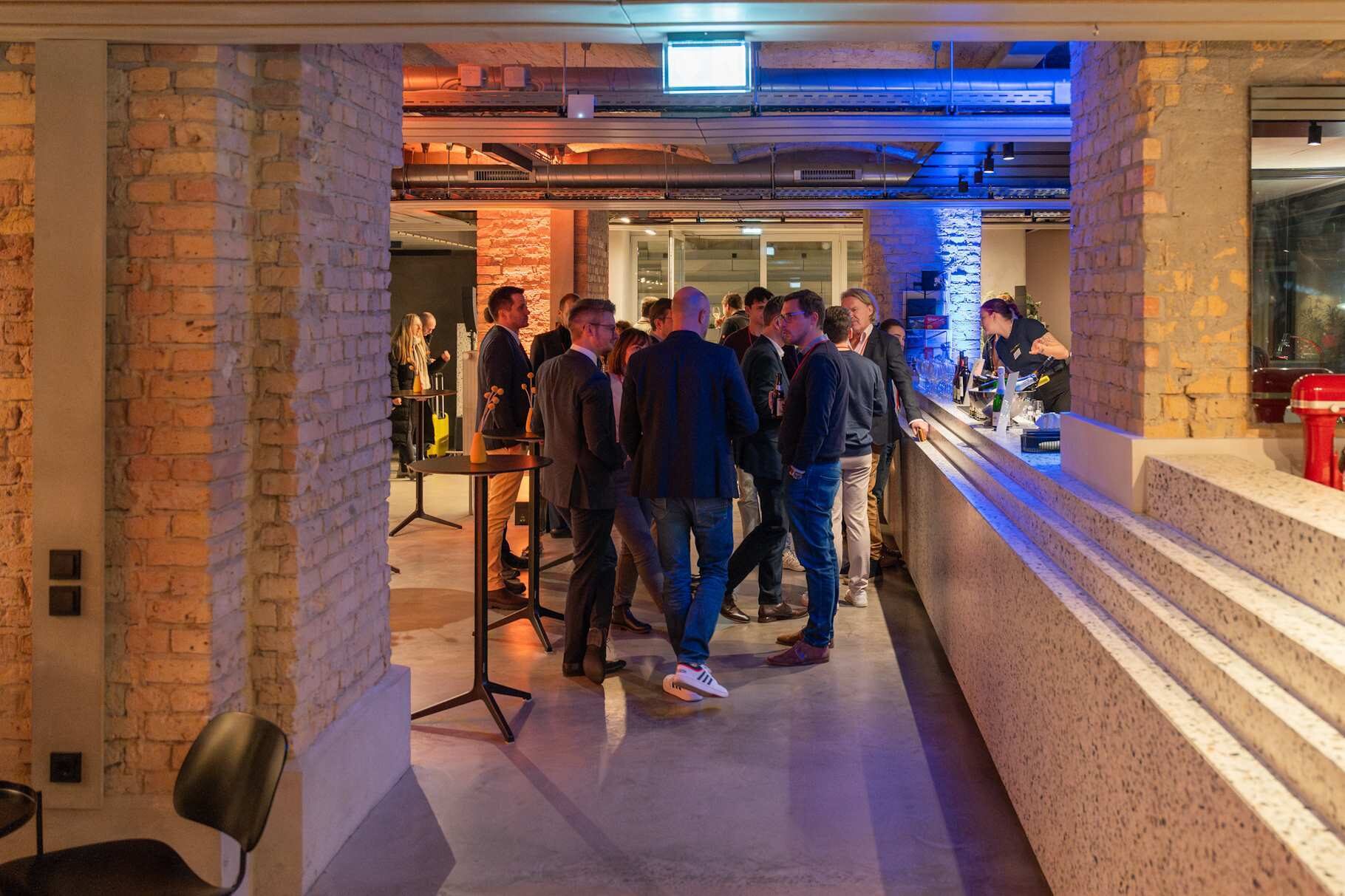 Auftaktveranstaltung „Der Junge Mittelstand“ am 31.01.2024 - Abendessen im Maschinenraum