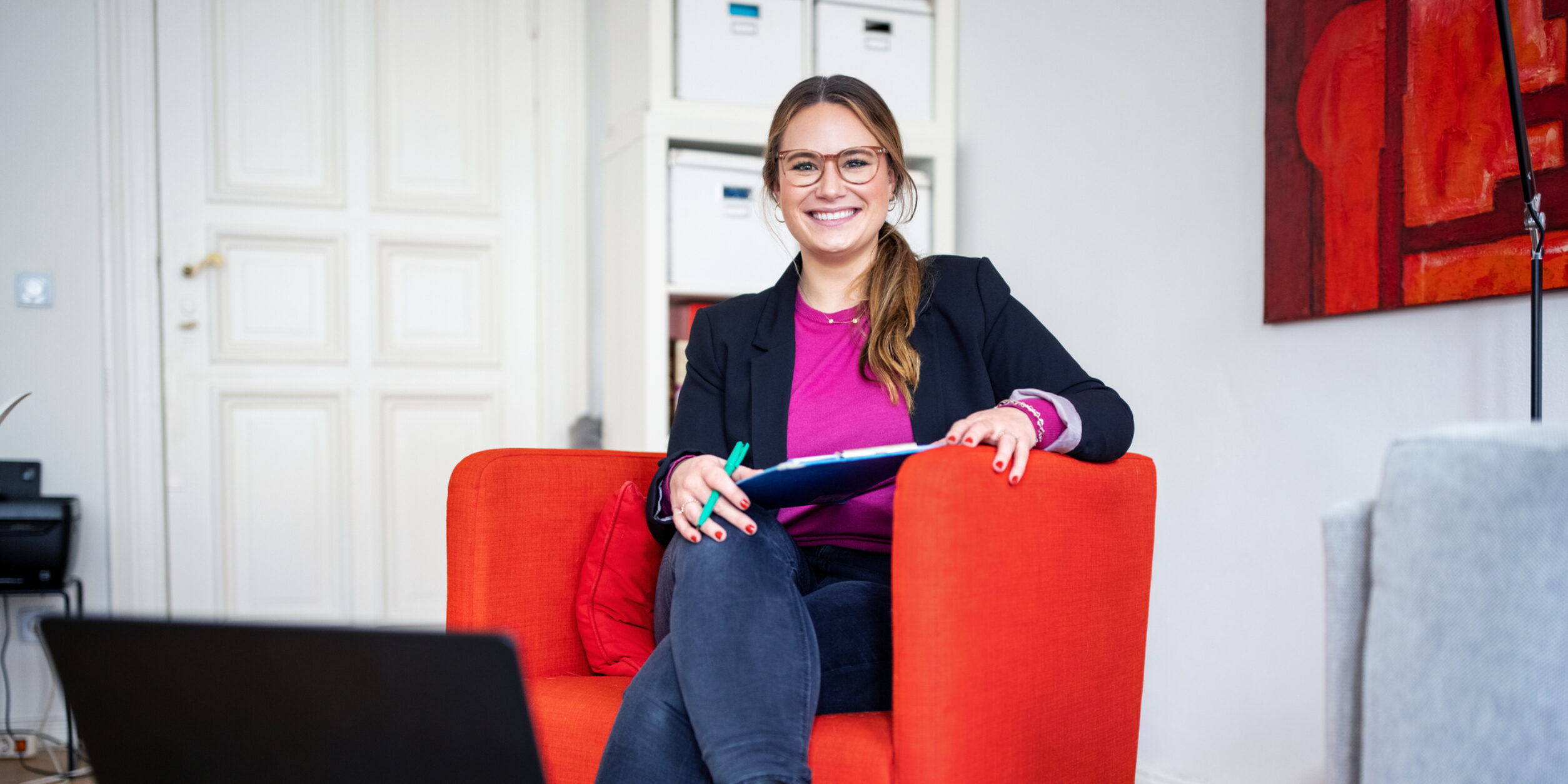 Erfolgreiche Unternehmerin